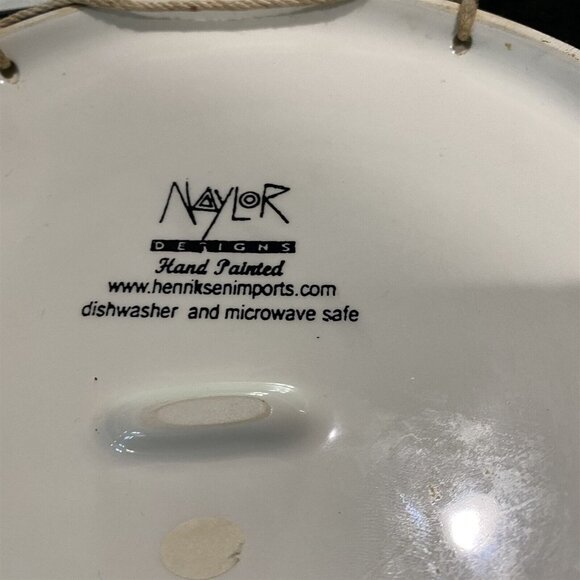 NAYLOR DESIGNS WINE GLASS PINOT WALL DECOR SQUARE ART PLATE 10" X 10" - Picture 4 of 5